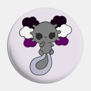 Asexual Axolotl Pin