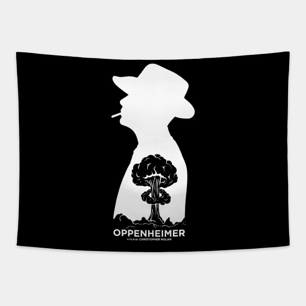 Oppenheimer, Movie 2023 Tapestry by ForAnyoneWhoCares