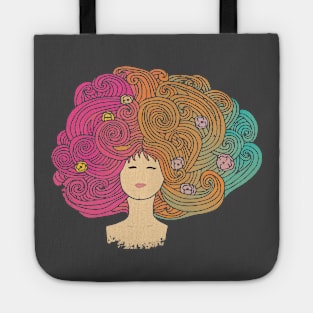 Disco Hair, Don't Care Tote