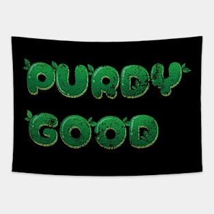 Purdy Good // Football Fan Design Tapestry