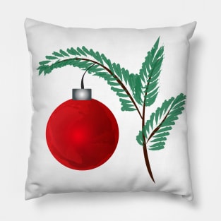 christmas bauble tree decorations Pillow