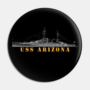 Battleship - USS Arizona Pin