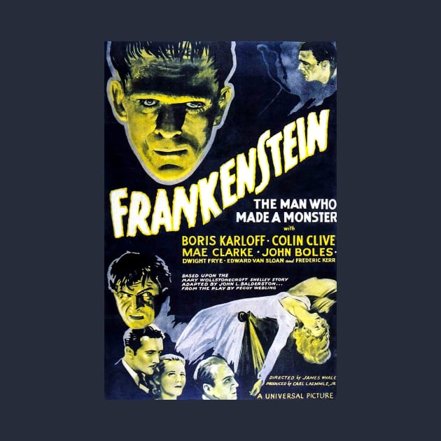 boris karloff frankenstien by UNDER THE QUARTER