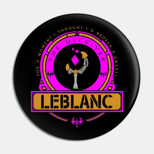 LEBLANC - LIMITED EDITION Pin by DaniLifestyle