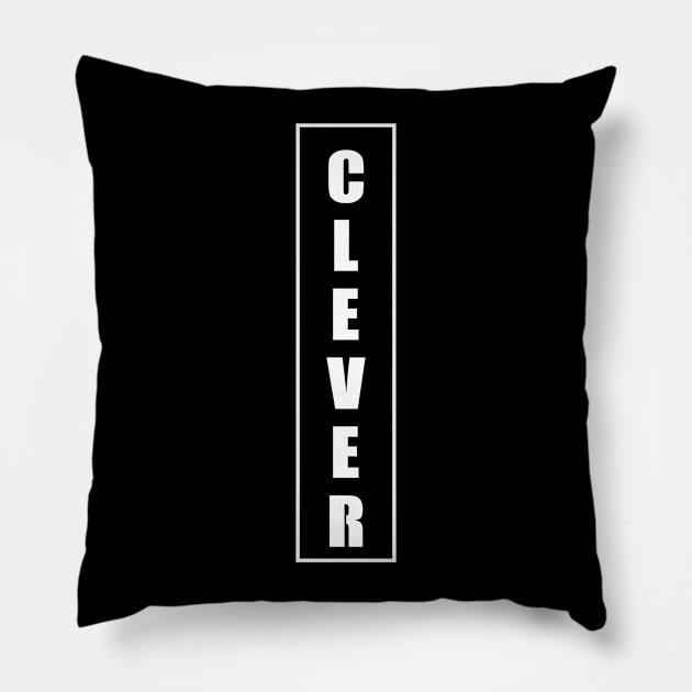 Box Clever Pillow by Boo Face Designs