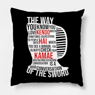 You know you LOVEKENDO TEE Black Pillow