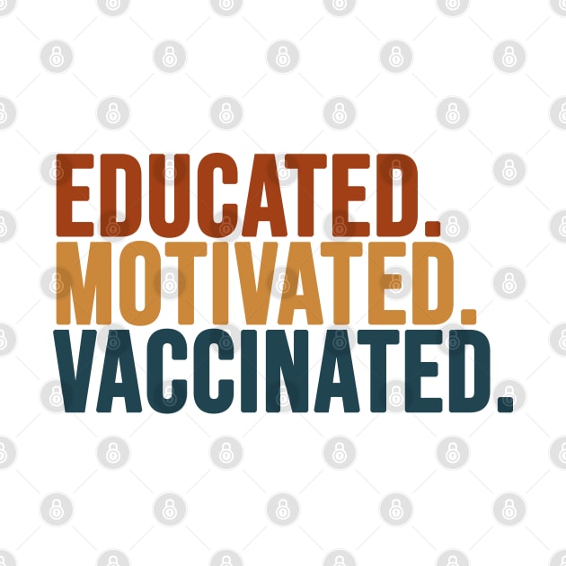 educated. motivated. vaccinated. by Egit