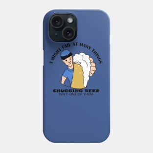 Funny Chugging Beer Drinking Party Phone Case