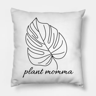 Garden Momma Indoor Plant Monstera Leaf Pillow