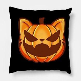 Cat pumpkin Pillow