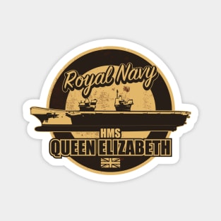 HMS Queen Elizabeth (distressed) Magnet