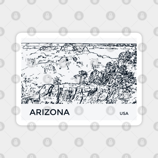 Arizona USA Magnet by Lakeric
