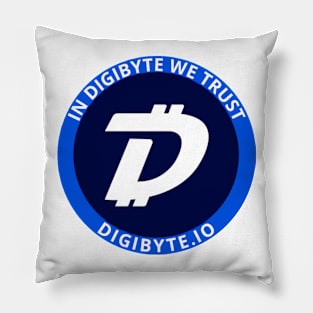 In Digibyte We Trust Pillow