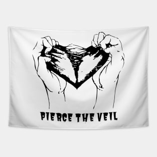 Pierce the Veil | heart tear Tapestry