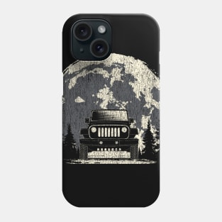 Jeep Under The Moon Night Rider For Men and Women Phone Case