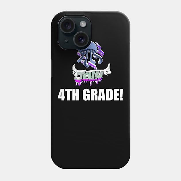 4TH Grade Jelly Basketball Jelly Fish Kids Teens Back To School Sports Phone Case by MaystarUniverse