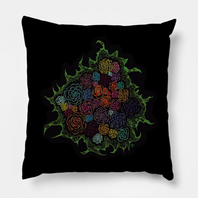 Lots of Roses Pillow by LockeNLore