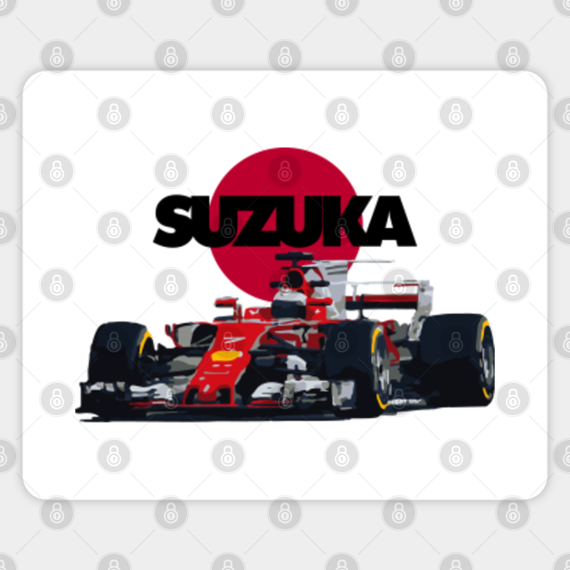 F1 Suzuka Ferrari Formula 1 Sticker Teepublic Uk