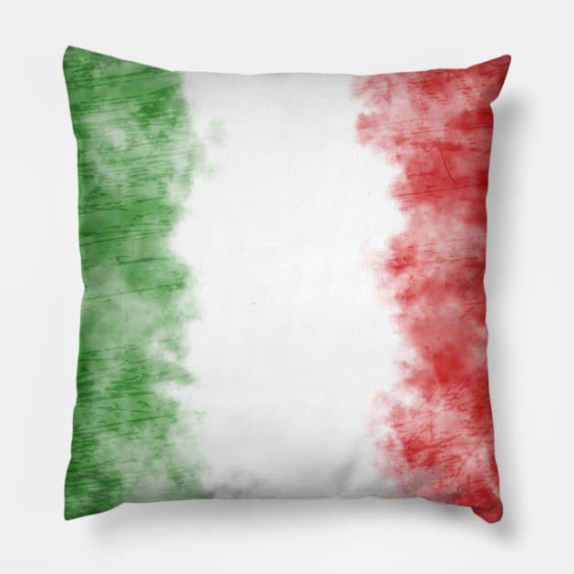 Italian Flag Pillow by rachybattlebot