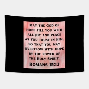 Bible Verse Romans 15:13 Tapestry