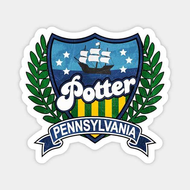 Potter Pennsylvania Magnet by Jennifer