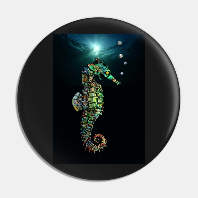 Seahorse Pin by BLZBob
