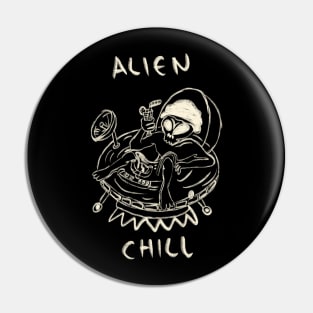 Alien Ufo Chill Pin