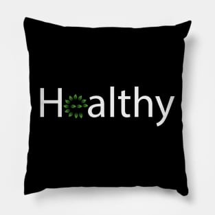 Healthy lifestyle artistic design Pillow