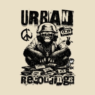 Urban Hip-Hop Gorilla Music Tape T-Shirt