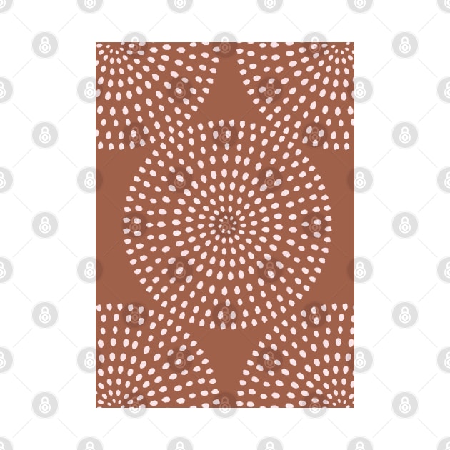 Boho Mid Century Dots 9 by Colorable