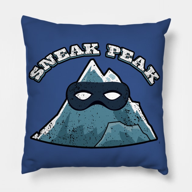 Sneak Peak Pillow by PopCultureShirts