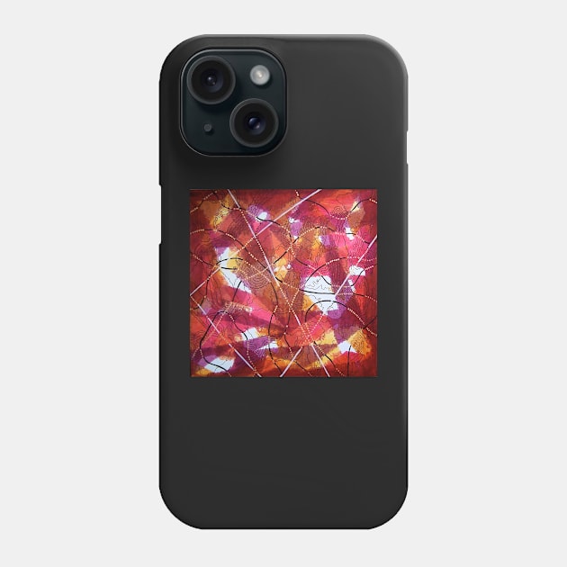 String Theory 3 - Abstract Phone Case by Heatherian