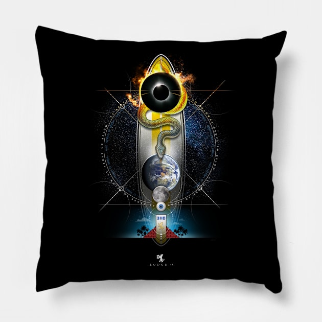 The Lodge: As Above, So Below Pillow by Sandtraders