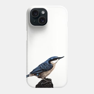 Eurasian nuthatch Phone Case