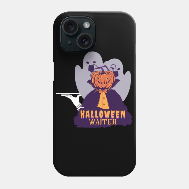 Spooky waiter Phone Case by Olivka Maestro