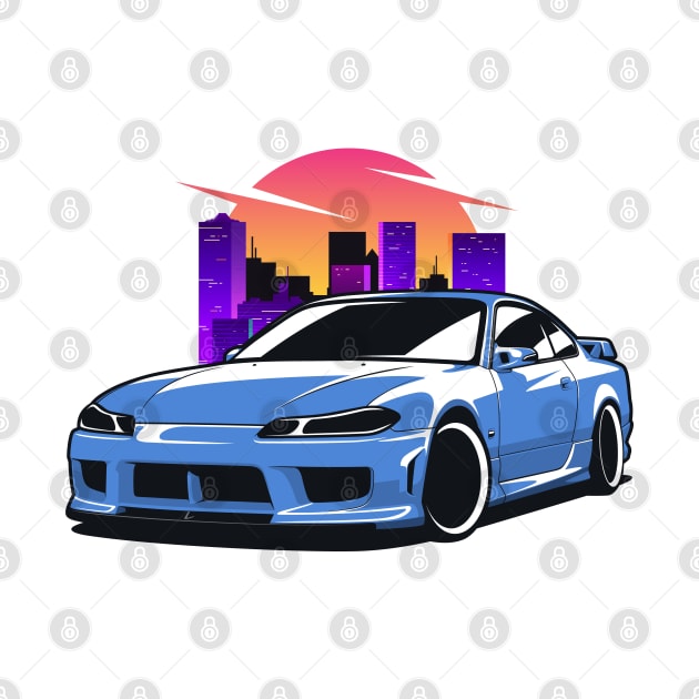 Blue Silvia S15 City by KaroCars