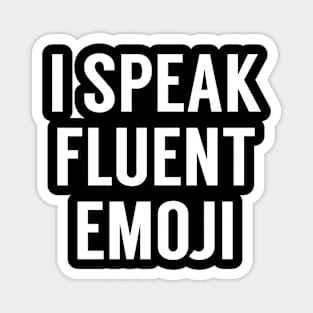 fluent emoji Magnet