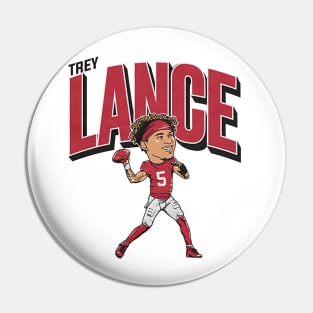 Trey Lance Caricature Pin