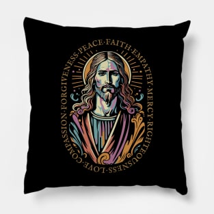 Jesus Christ Love Faith Christian Gift Idea Pillow