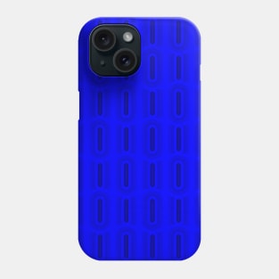 Blue Midcentury Modern Basketweave Retro Modern Design Phone Case