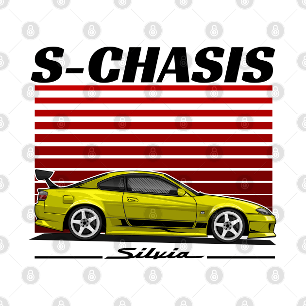 JDM LEGEND NISSAN SILVIA S15(YELLOW) by HFP_ARTWORK