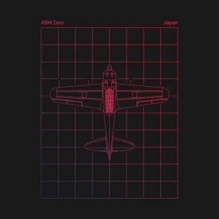 A6M Zero Blueprint T-Shirt