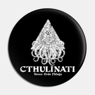 Cthulinati (Black Print) Pin