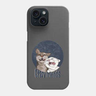 Crazy friends Phone Case