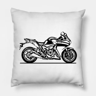 VFR1200F Motorcycle Sketch Art Pillow