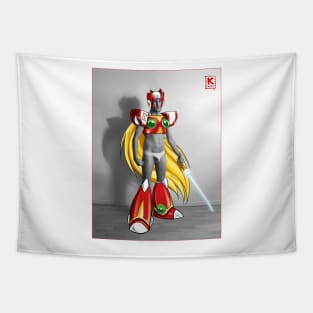 Otaku(x) X Pik - Zero- Megaman -  by K Sensei Tapestry