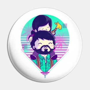 Retrowave Duo Pin