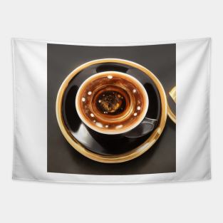 Coffee Vintage Since French Press Macchiato Tapestry