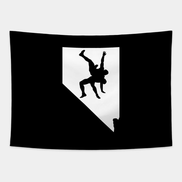 Nevada Wrestling Tapestry by Ruiz Combat Grappling