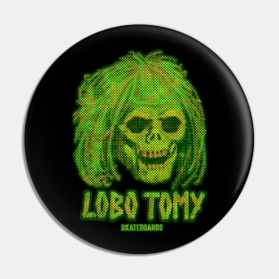 FREAKY ZOMBIE by LOBO TOMY skateboards Pin